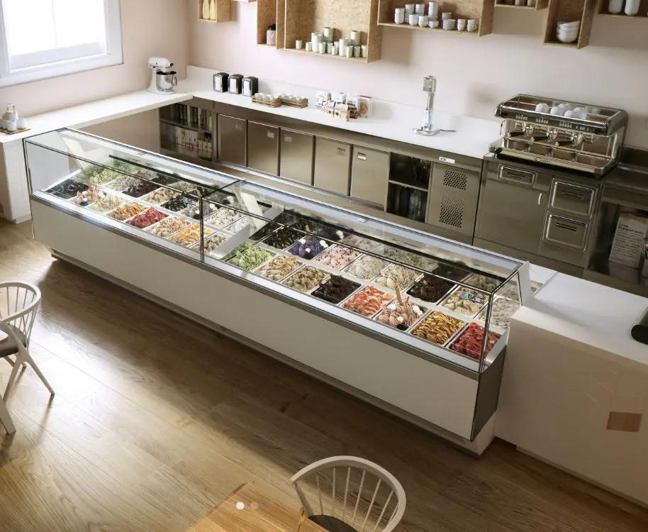 Congelador de Exhibición de Helado - Imagen 2